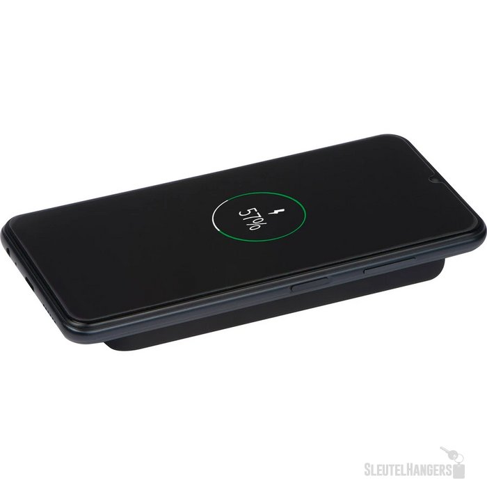 Powerbank en draadloze oplader, 8000 mAh beige