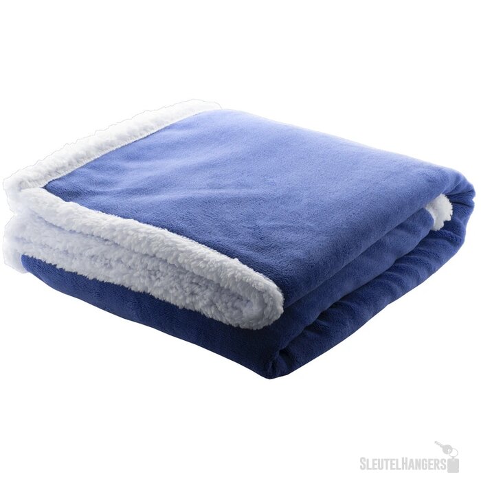 Sammia Coral Fleece Deken (Kobalt) Blauw