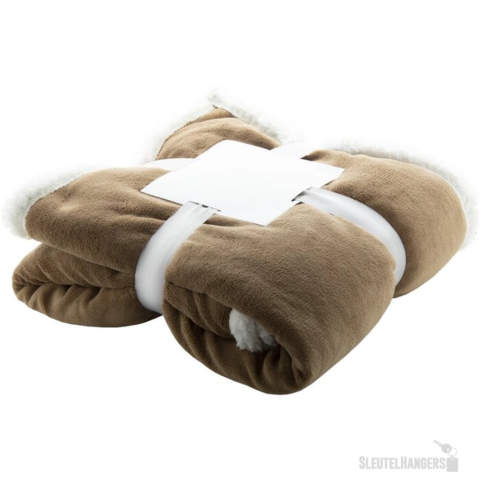 Sammia Coral Fleece Deken Bruin