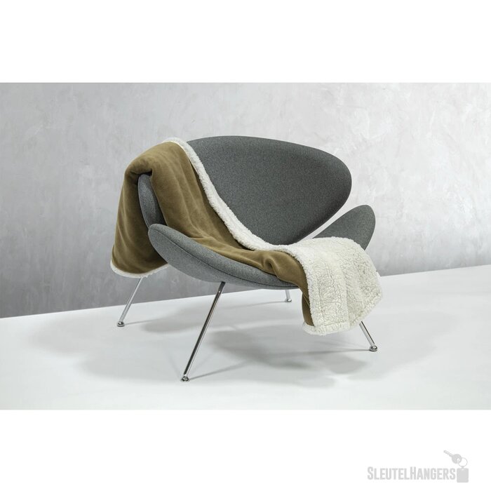 Sammia Coral Fleece Deken Bruin