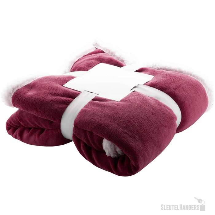 Sammia Coral Fleece Deken Bordeaux