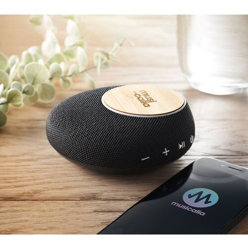 Powerbank met speaker (4.000 mAh) Zwart