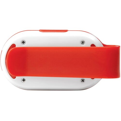 Fietslamp click-on rood / wit