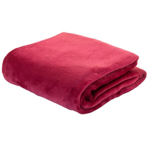 RPET flanellen deken Bordeaux