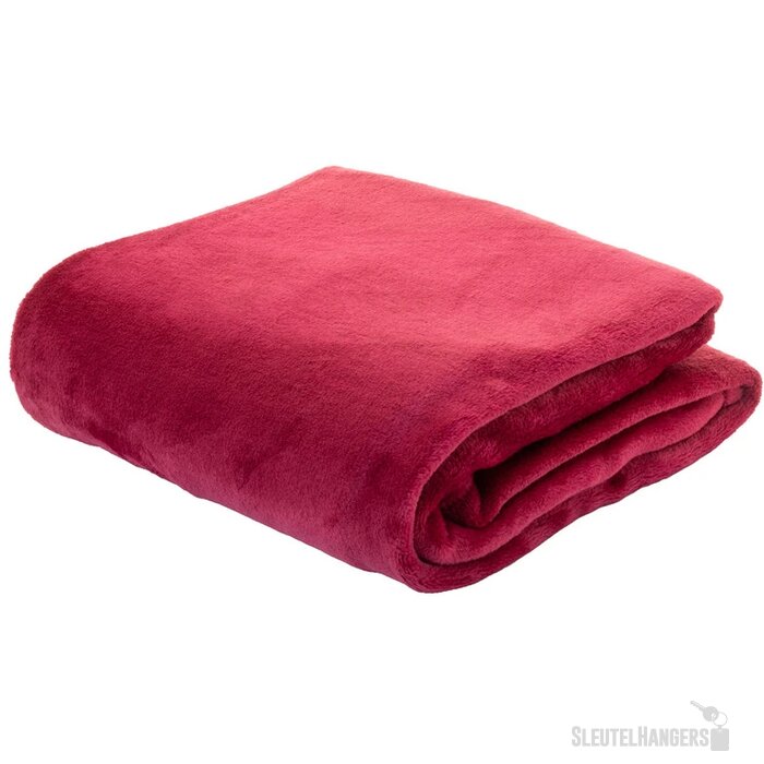 Vantaa Rpet Flanellen Deken Bordeaux