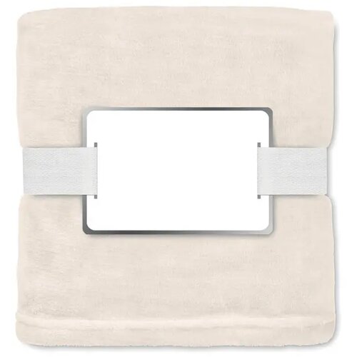 RPET flanellen fleece deken Beige