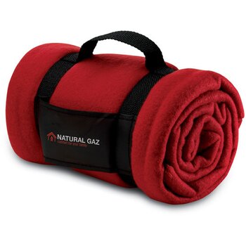 Fleece deken Stavenger rood Fleece deken Stavenger rood