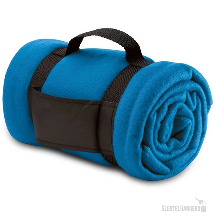 Fleece deken Stavenger royal blauw