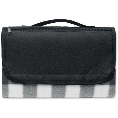 Rpet fleece deken Caly Zwart