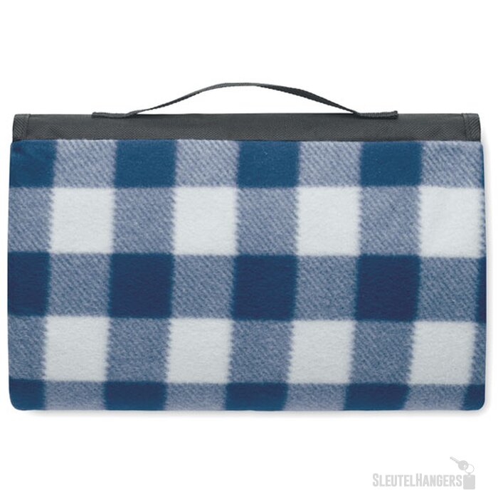 Rpet fleece deken Caly Blauw