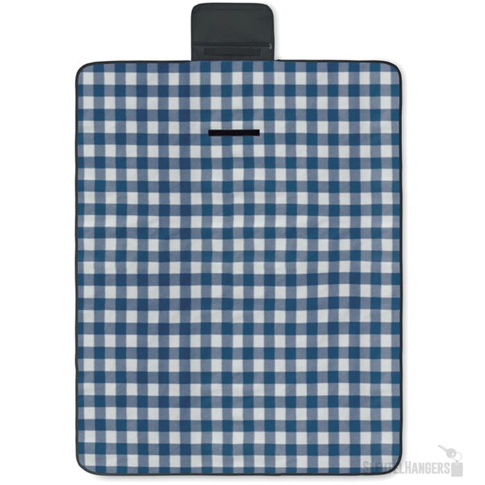 Rpet fleece deken Caly Blauw