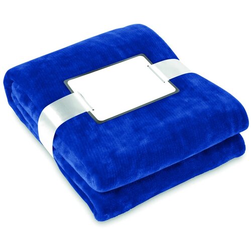 Fleece deken van flanel Blauw