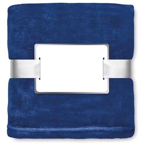 Fleece deken van flanel Blauw