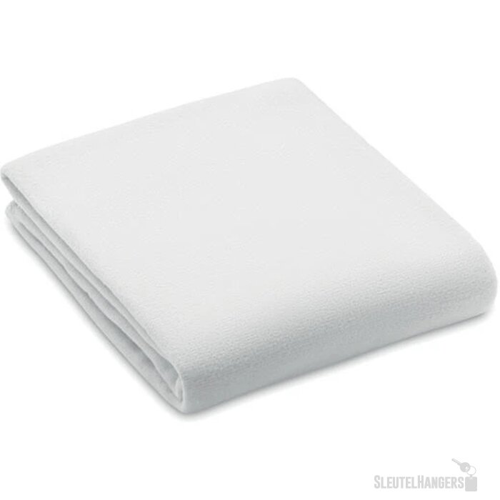 Rpet fleece deken 130gr/m² Bogda wit