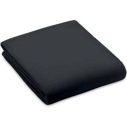 RPET polar fleece deken Zwart