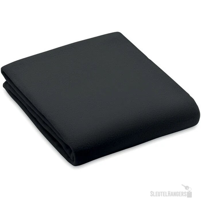 Rpet fleece deken 130gr/m² Bogda zwart