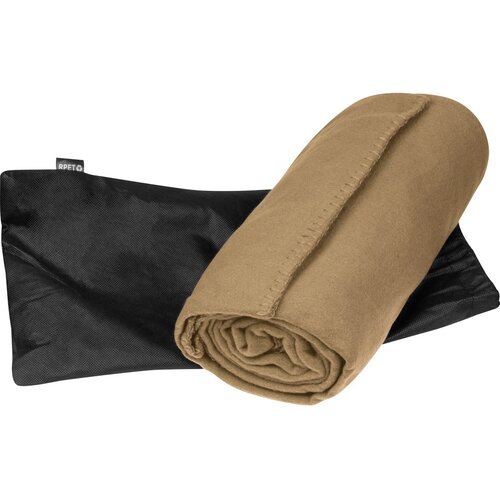 Fleecedeken van RPET beige