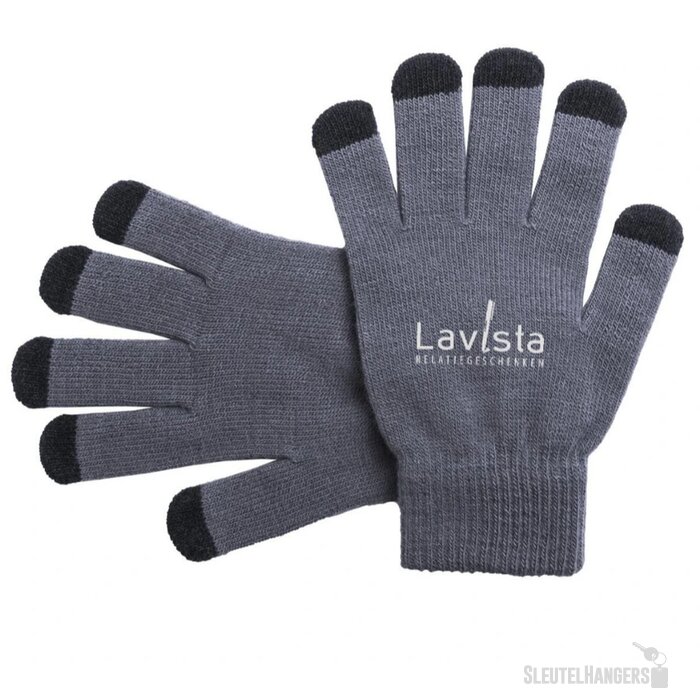 Tellar Handschoen Touchscreen Donker Grijs