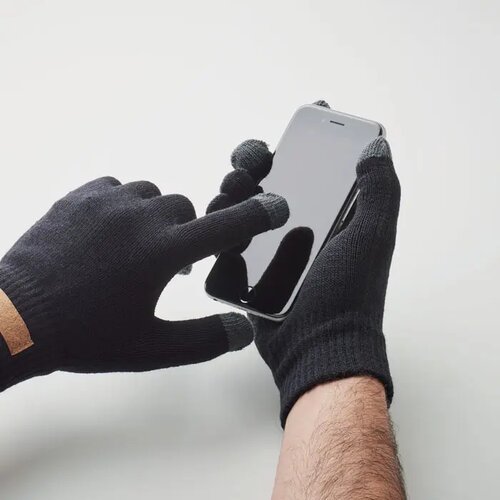 Rpet tactiele handschoenen Dactile zwart
