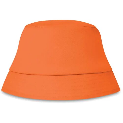 Katoenen zonnehoed Oranje
