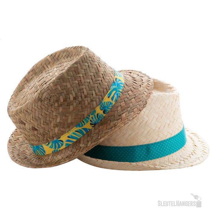 Strawra stroo hoed Beige