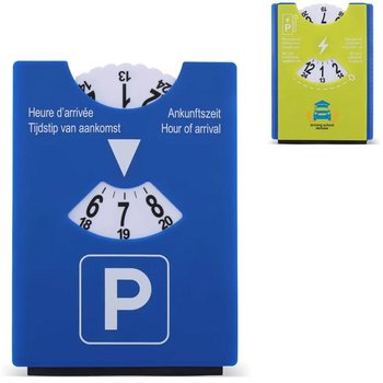 Parkeerschijf ijskrabber blauw groen blauw / groen