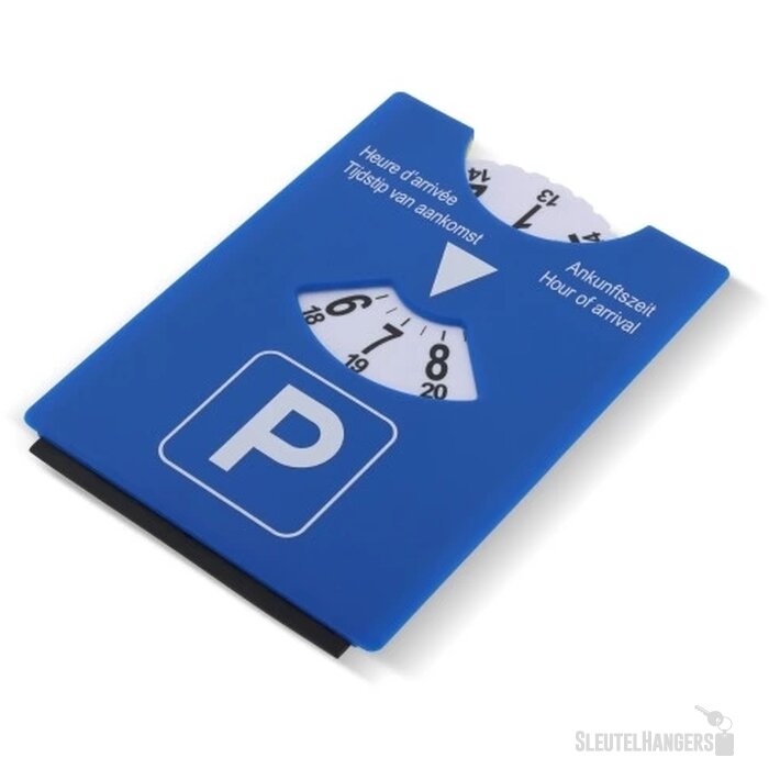 Parkeerschijf ijskrabber blauw groen blauw / groen