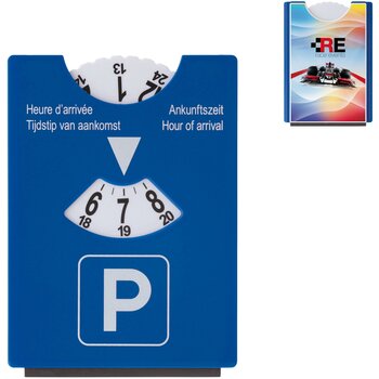 Parkeerschijf 2-in-1 Europa blauw Parkeerschijf 2-in-1 Europa blauw