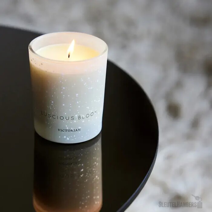 Victorian Luscious Bloom kaars wit