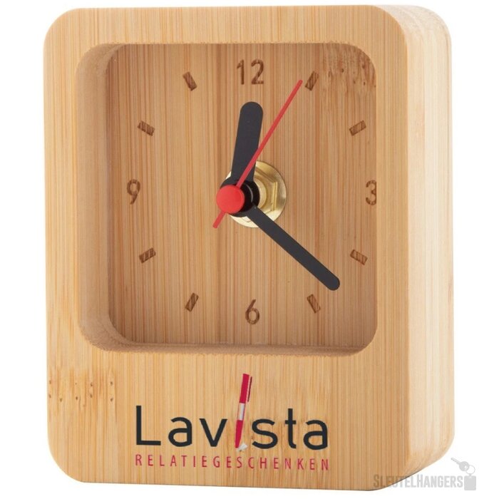 Bamboe Tafelklok Naturel