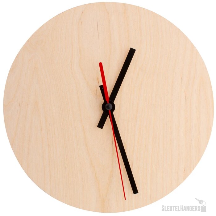 Betime Wood D Custom Made Wandklok Natuurlijk
