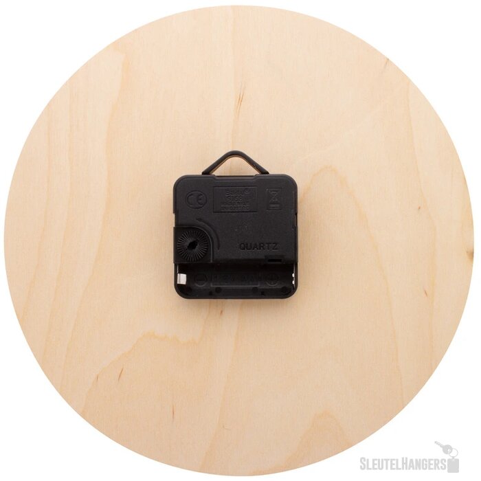 Betime Wood D Custom Made Wandklok Natuurlijk