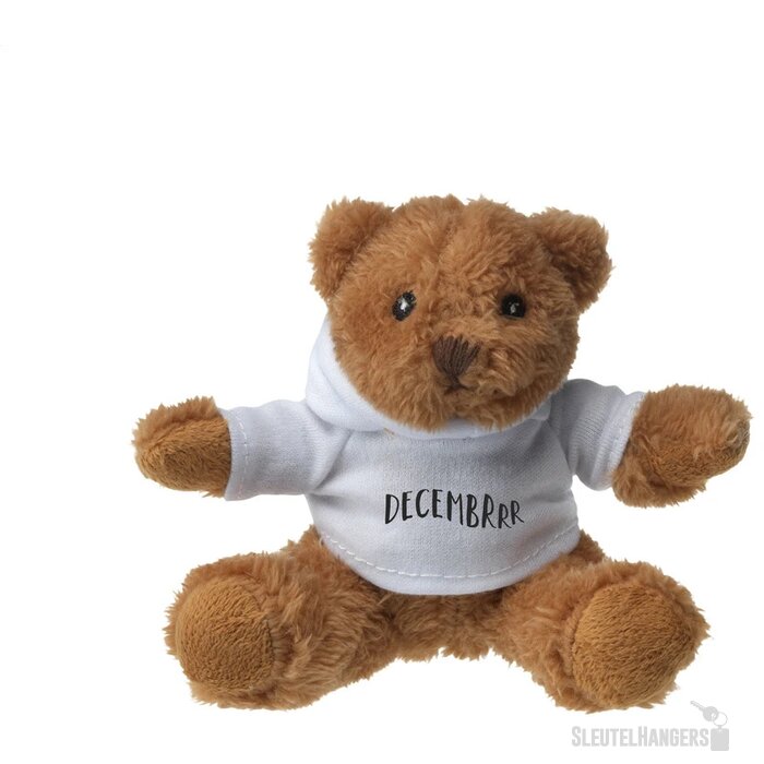 Hoodedbear knuffelbeer Wit