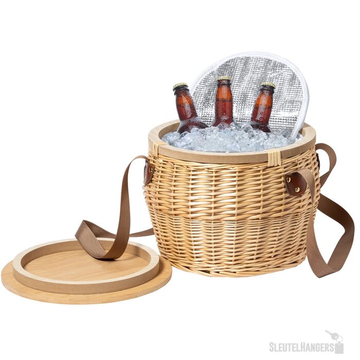 Bubu Rieten Picknickmand Natuurlijk