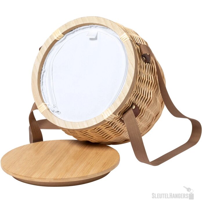 Bubu Rieten Picknickmand Natuurlijk