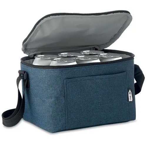 Rpet koeltas voor 6 blikjes Cuba blauw