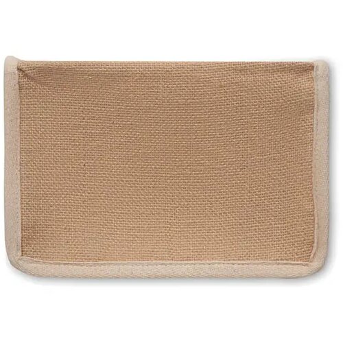 Jute en canvas koeltas 3l Lona beige