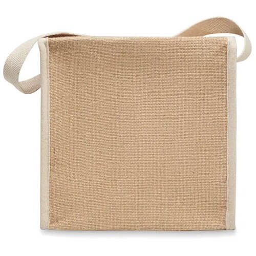 Jute en canvas koeltas 3l Lona beige