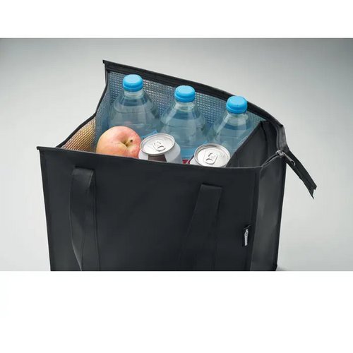 Non-woven rpet koeltas Wooler zwart