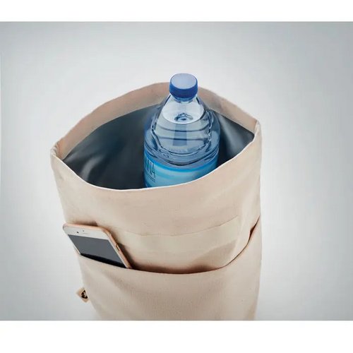 Gerecycled katoenen koeltas Recoba beige