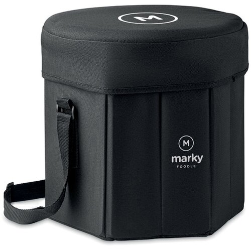 Opvouwbare koeltas- /krukje Seat & drink zwart