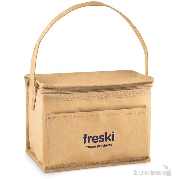 Koeltas papier voor 6 blikjes Papercool beige