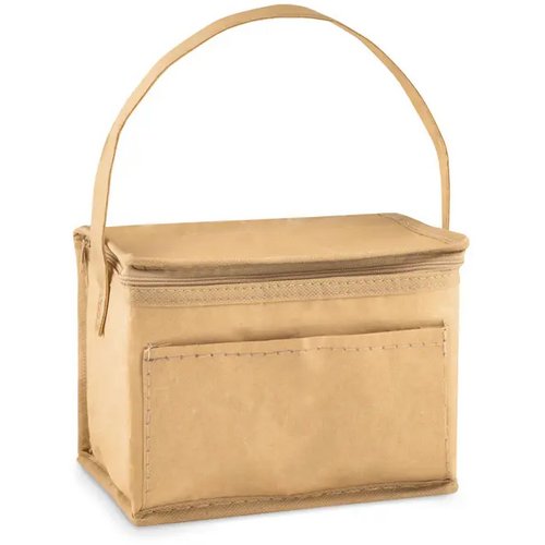 Koeltas papier voor 6 blikjes Papercool beige