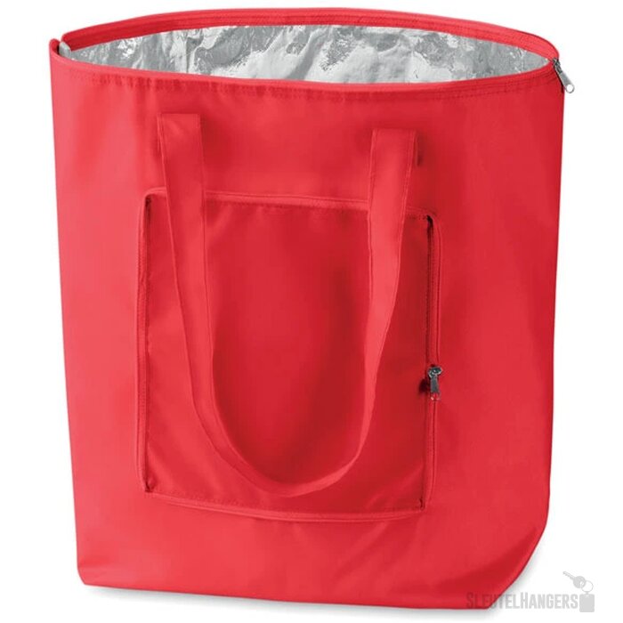 Koeltas van 210t nylon Plicool rood