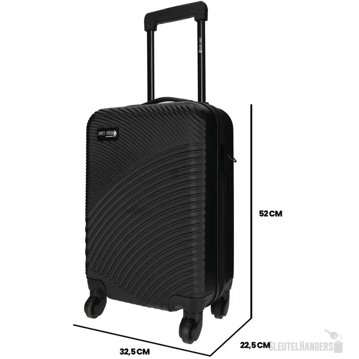 NORLÄNDER Travel Green Trolley RPET 2.0 Zwart