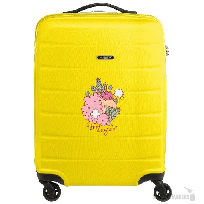 Koffer Princess Traveller Grenada mat finish 65 L geel