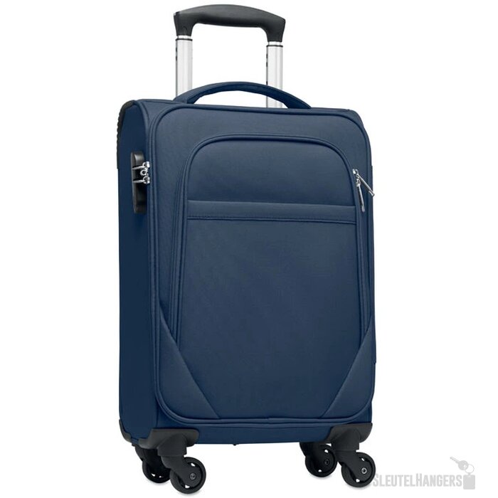 600d rpet zachte trolley Voyage blauw