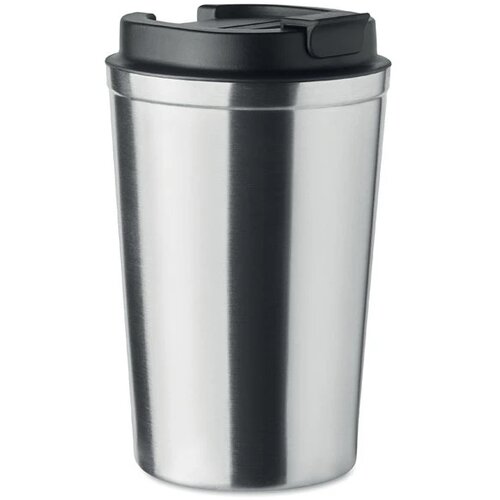 Dubbelwandige drinkbeker Brace mat zilver