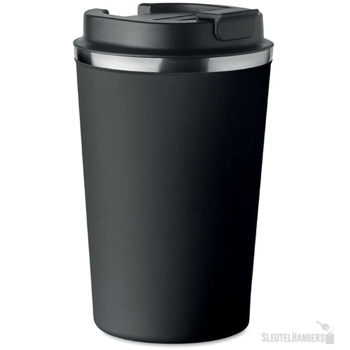 Dubbelwandige drinkbeker Brace zwart