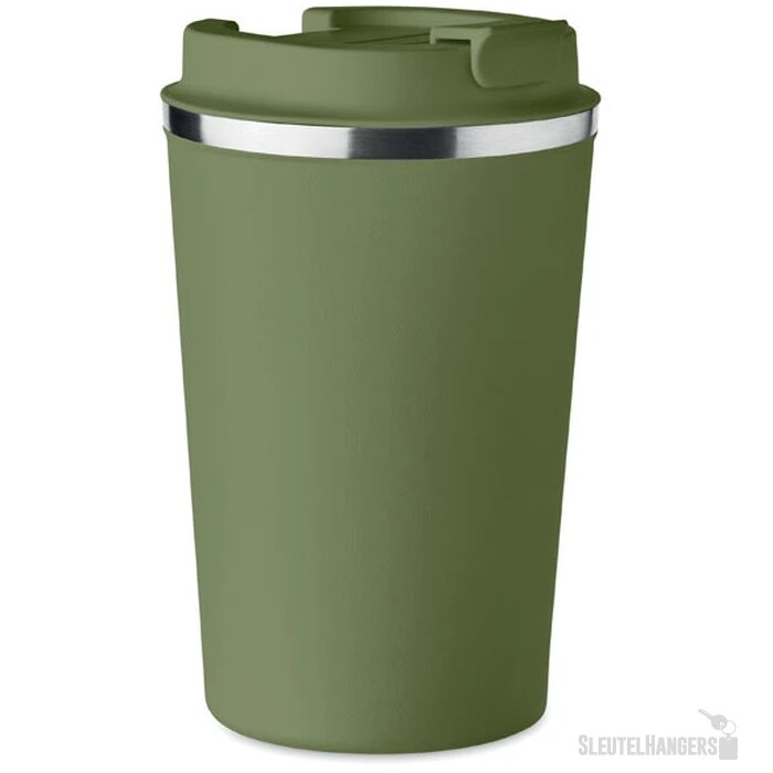 Dubbelwandige drinkbeker Brace donkergroen